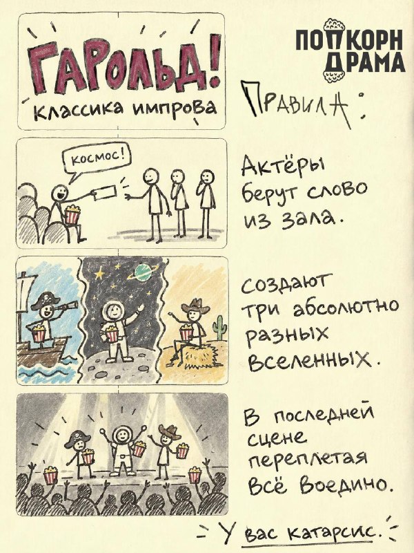 Классический формат Гарольд — Попкорн Драма, 25 окт