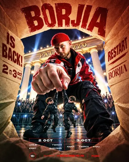 RESTART | BORJIA IS BACK | 02.10 - 03.10, 2 октября